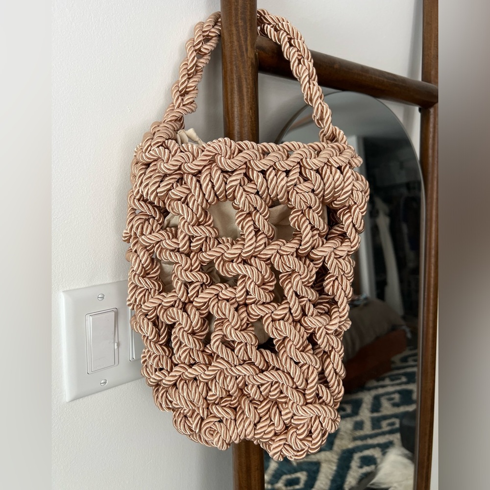 Rejina Pyo Neutral Sylvia Woven Tote Bag purse handbag